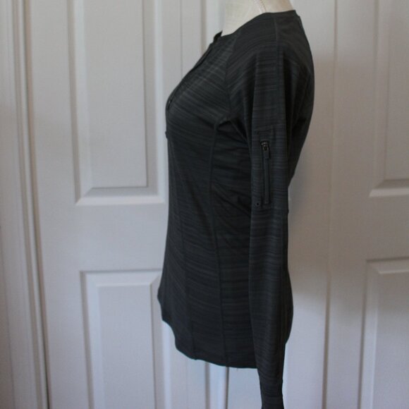 Athleta Pacifica Rashguard Sun Shirt - Army Green! - Picture 2 of 4